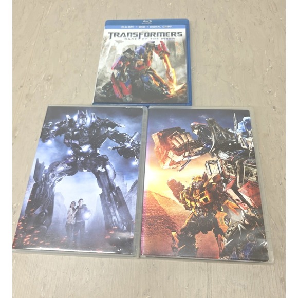 Other - Transformers Original 3 Movie Lot - Michael Bay DVD & Blu Ray Combo‎ 2007 - 2011